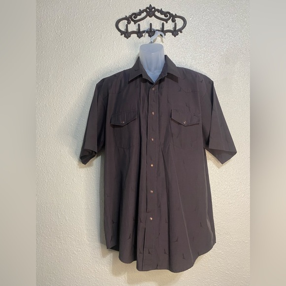 Gold Collection by Roper short‎ sleeve pearl snap shirt - Picture 1 of 10